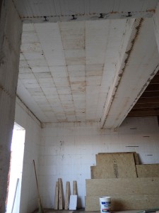 ICF Basement with Concrete Patio Above