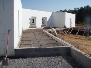 ICF Home with Partial Basement