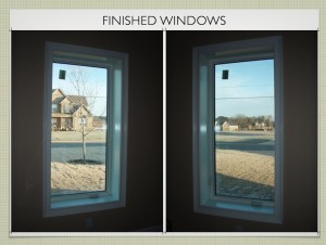 Finished Windows - Two Story ICF Home - The Hybrid Group Inc. - Murfreesboro Tennessee